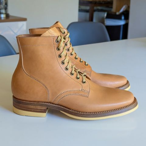 Flame Panda Service Boot in Maryam Natural Horsebutt
