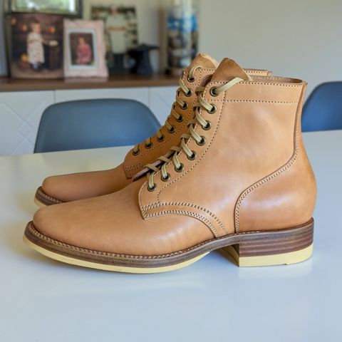 Flame Panda Service Boot in Maryam Natural Horsebutt
