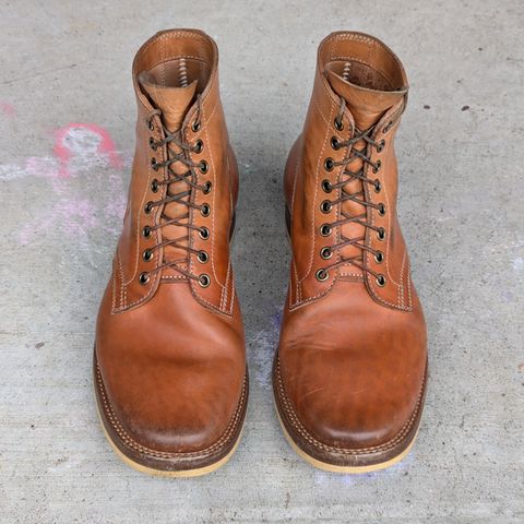 Flame Panda Service Boot in Maryam Natural Horsebutt