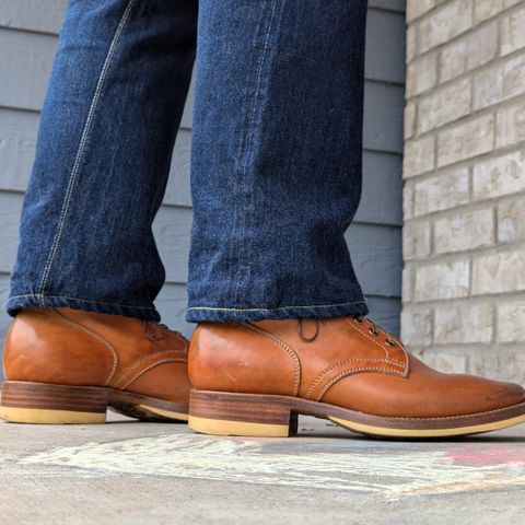 Flame Panda Service Boot in Maryam Natural Horsebutt