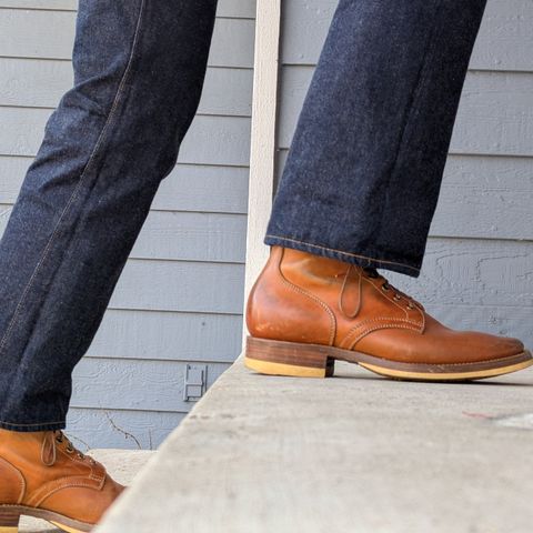 Flame Panda Service Boot in Maryam Natural Horsebutt