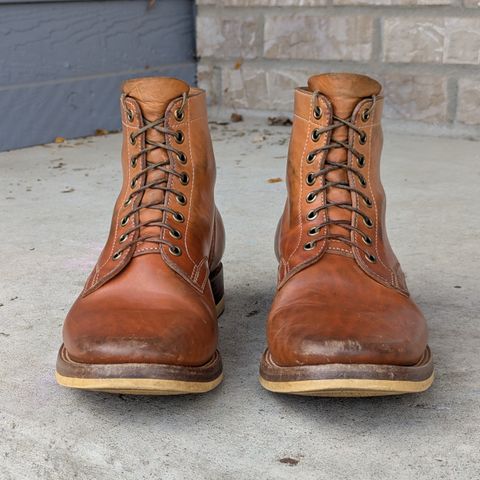 Flame Panda Service Boot in Maryam Natural Horsebutt