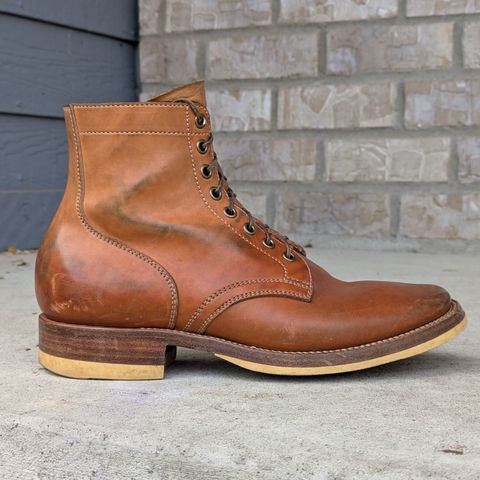 Flame Panda Service Boot in Maryam Natural Horsebutt