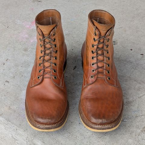 Flame Panda Service Boot in Maryam Natural Horsebutt