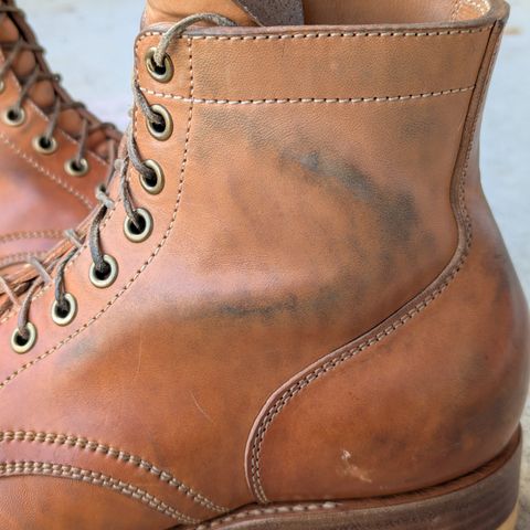 Flame Panda Service Boot in Maryam Natural Horsebutt