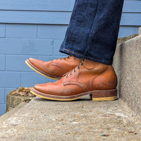 Flame Panda Service Boot in Maryam Natural Horsebutt