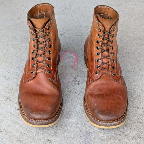 View photo of Flame Panda Service Boot in Maryam Natural Horsebutt