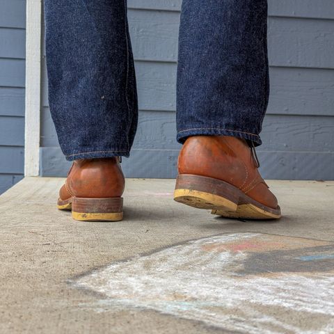 Flame Panda Service Boot in Maryam Natural Horsebutt