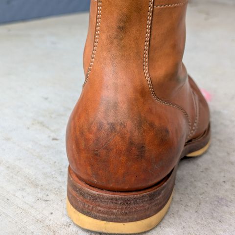 Flame Panda Service Boot in Maryam Natural Horsebutt