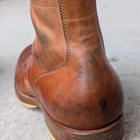 View photo of Flame Panda Service Boot in Maryam Natural Horsebutt