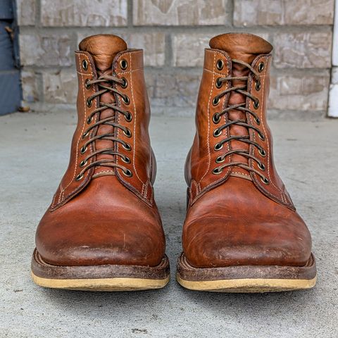 View photo of Flame Panda Service Boot in Maryam Natural Horsebutt