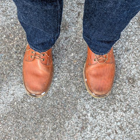 Flame Panda Service Boot in Maryam Natural Horsebutt