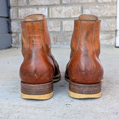 Flame Panda Service Boot in Maryam Natural Horsebutt