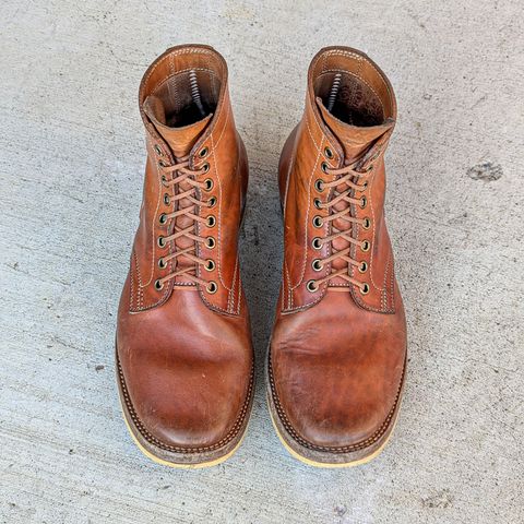 Flame Panda Service Boot in Maryam Natural Horsebutt