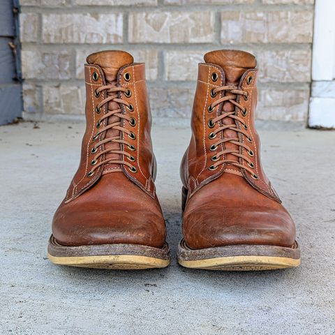 Flame Panda Service Boot in Maryam Natural Horsebutt