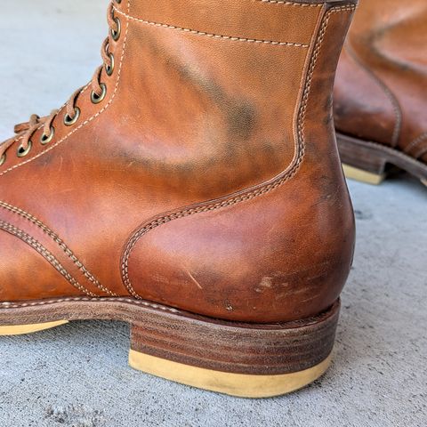 Flame Panda Service Boot in Maryam Natural Horsebutt