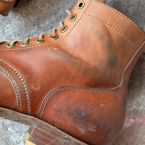Flame Panda Service Boot in Maryam Natural Horsebutt