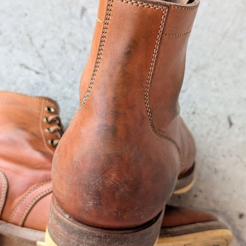 Flame Panda Service Boot in Maryam Natural Horsebutt