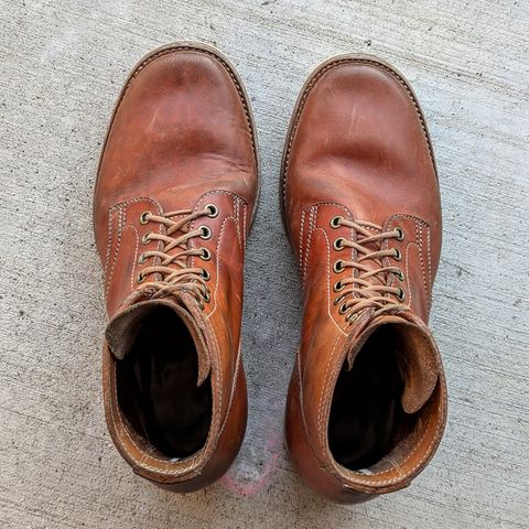 Flame Panda Service Boot in Maryam Natural Horsebutt