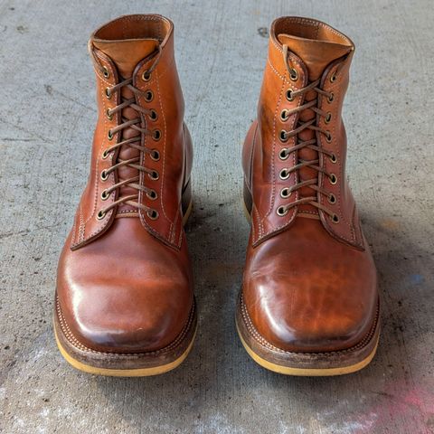 Flame Panda Service Boot in Maryam Natural Horsebutt