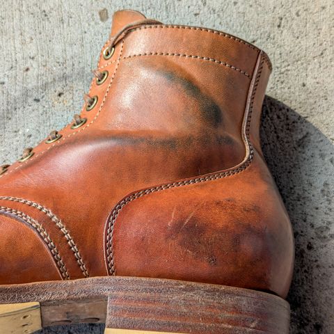 Flame Panda Service Boot in Maryam Natural Horsebutt