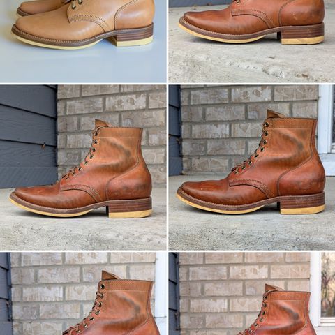 Flame Panda Service Boot in Maryam Natural Horsebutt