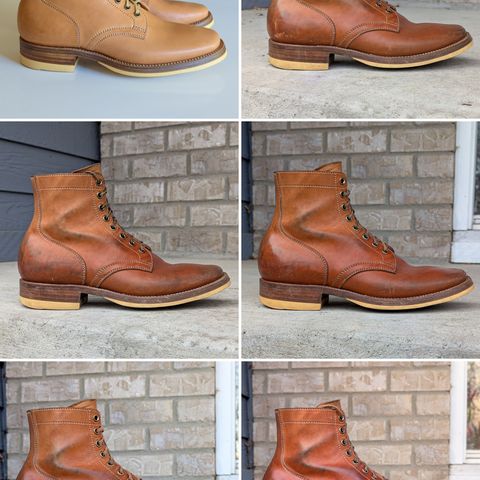 Flame Panda Service Boot in Maryam Natural Horsebutt