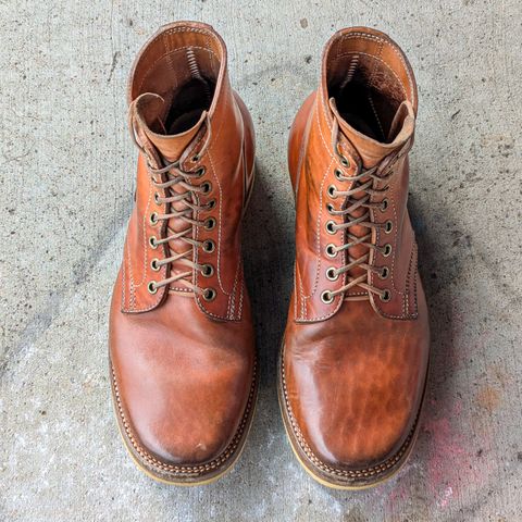 Flame Panda Service Boot in Maryam Natural Horsebutt