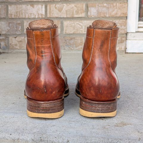 Flame Panda Service Boot in Maryam Natural Horsebutt
