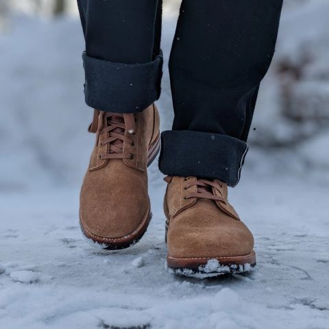 Quan Shoemaker Boondocker in Horween Natural Chromexcel Roughout