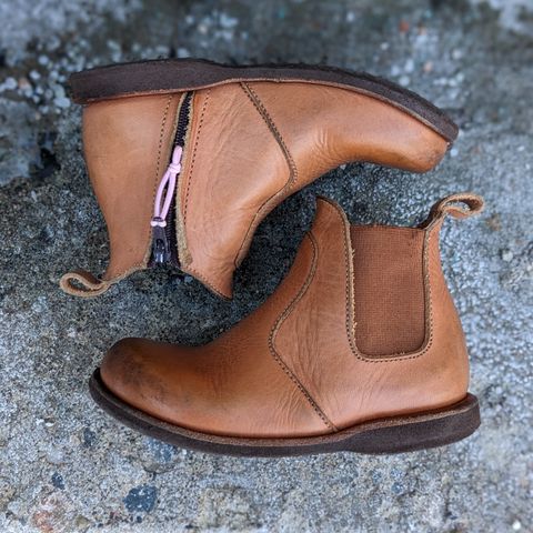 View photo of Adelisa and Co. Viajero Chelsea Boot in Unknown Natural Veg Tan