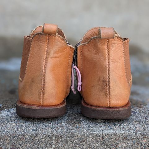 View photo of Adelisa and Co. Viajero Chelsea Boot in Unknown Natural Veg Tan