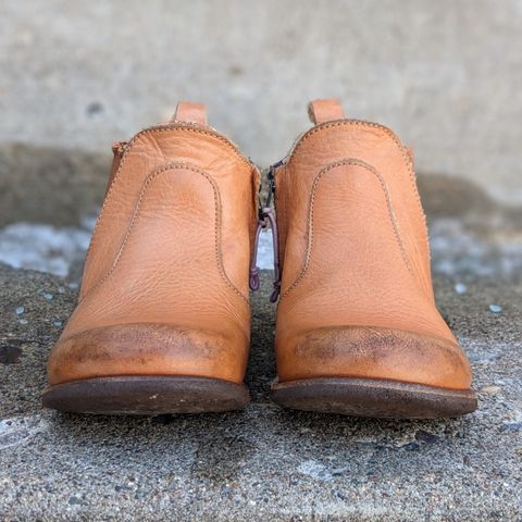 View photo of Adelisa and Co. Viajero Chelsea Boot in Unknown Natural Veg Tan