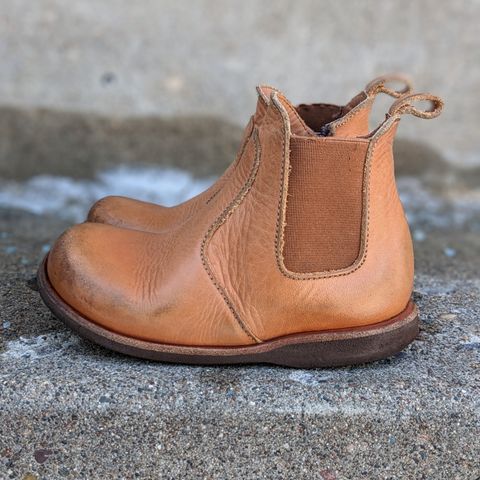 View photo of Adelisa and Co. Viajero Chelsea Boot in Unknown Natural Veg Tan