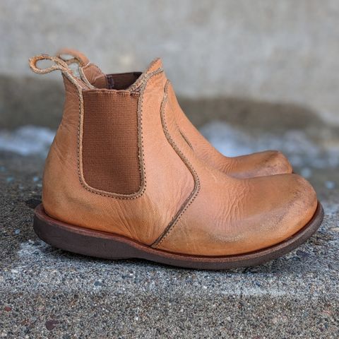 View photo of Adelisa and Co. Viajero Chelsea Boot in Unknown Natural Veg Tan