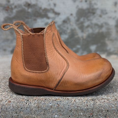 View photo of Adelisa and Co. Viajero Chelsea Boot in Unknown Natural Veg Tan