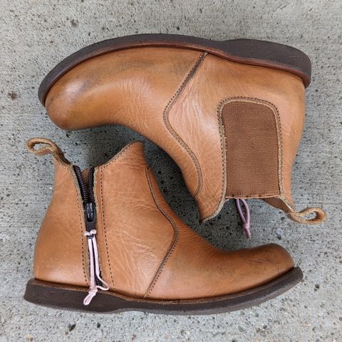 View photo of Adelisa and Co. Viajero Chelsea Boot in Unknown Natural Veg Tan