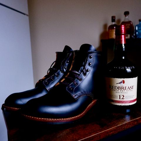 Red Wing Beckman Flatbox in S.B. Foot Black Klondike
