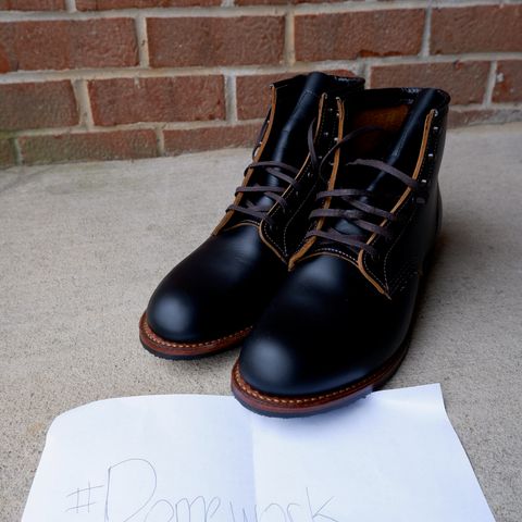 Red Wing Beckman Flatbox in S.B. Foot Black Klondike