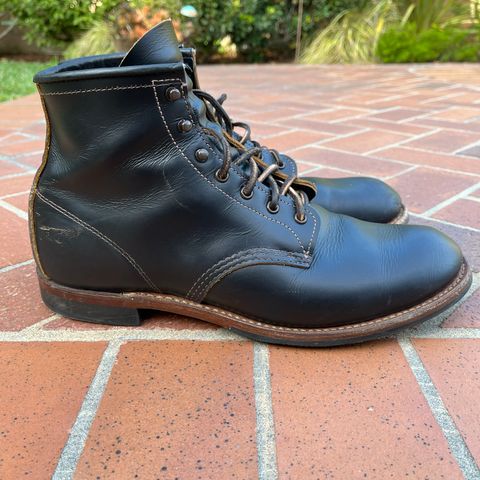 Red Wing Beckman Flatbox in S.B. Foot Black Klondike