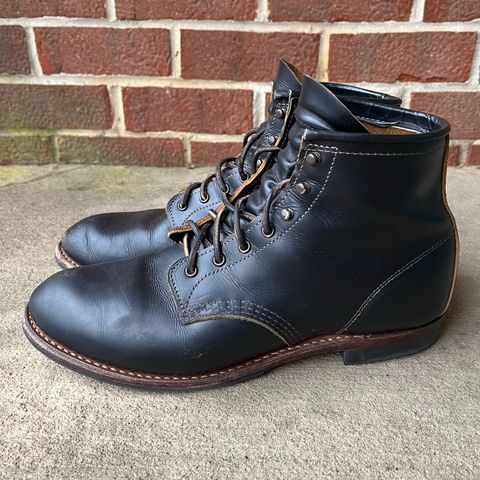 Red Wing Beckman Flatbox in S.B. Foot Black Klondike