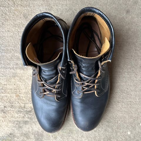 Red Wing Beckman Flatbox in S.B. Foot Black Klondike
