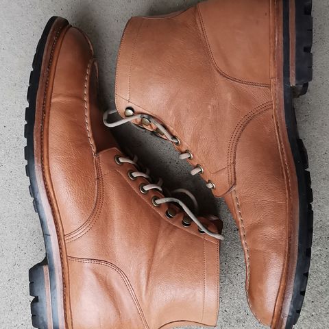 View photo of Grant Stone Ottawa Boot in Incas Natural Kangaroo