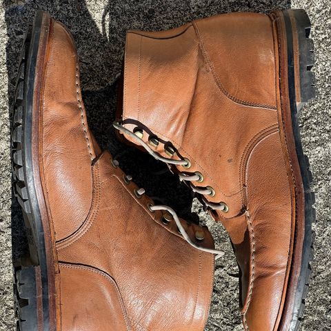 View photo of Grant Stone Ottawa Boot in Incas Natural Kangaroo