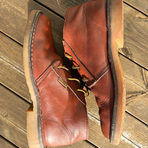 View photo of Jim Green Vellie in Tan Full Grain