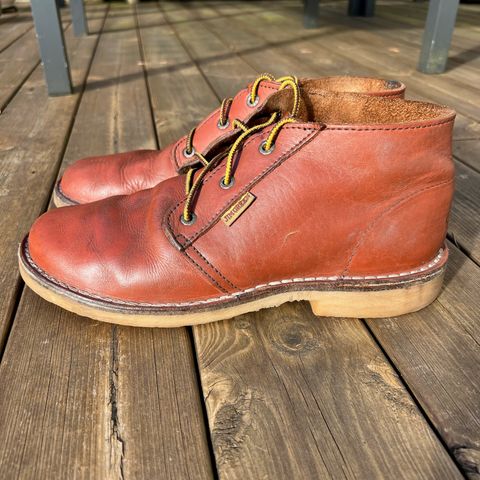 View photo of Jim Green Vellie in Tan Full Grain