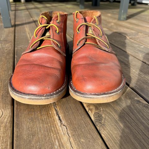 View photo of Jim Green Vellie in Tan Full Grain