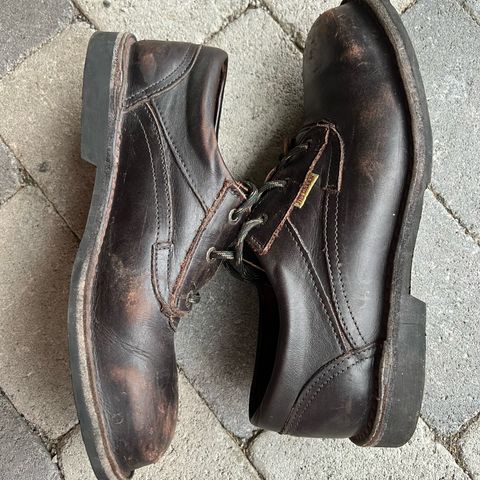 View photo of Jim Green Bantam Shoe in Brown Full Grain