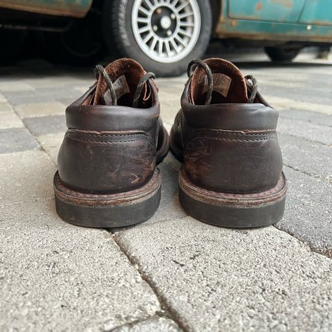 View photo of Jim Green Bantam Shoe in Brown Full Grain