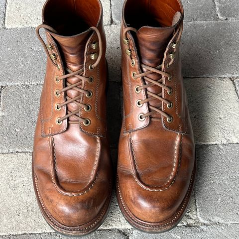 Search result thumbnail of Grant Stone Brass Boot in Horween Dune Chromexcel